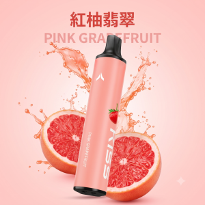 一次性電子煙｜KIS5鎧斯5號｜6500口｜型別-C充電｜3%濃度｜口味-紅柚翡翠