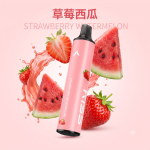 一次性電子煙｜KIS5鎧斯5號｜6500口｜型別-C充電｜3%濃度｜口味-草莓西瓜