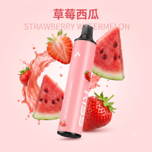 一次性電子煙｜KIS5鎧斯5號｜6500口｜型別-C充電｜3%濃度｜口味-草莓西瓜